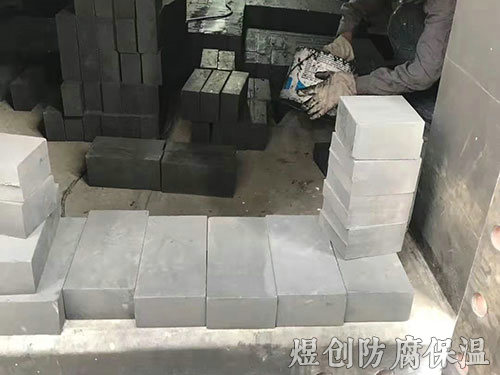 衬耐氢氟酸砖板施工 (3)